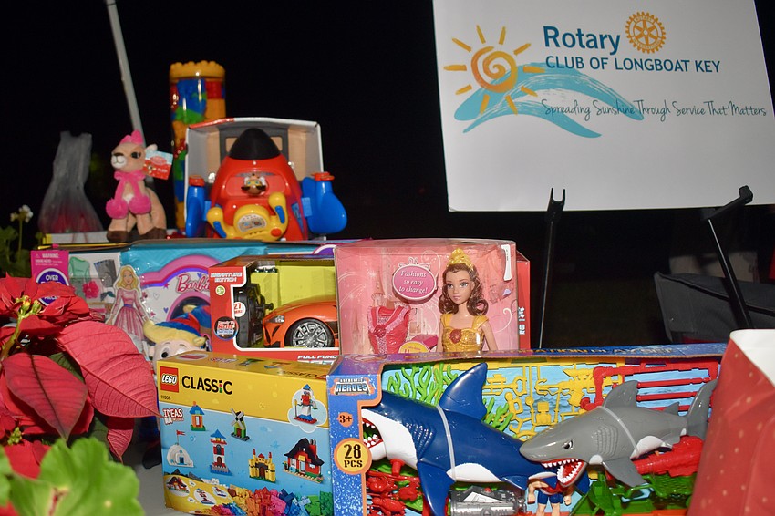 An emergency Rotary store is set up in an old Kmart down in North Port, where these toys will be delivered.