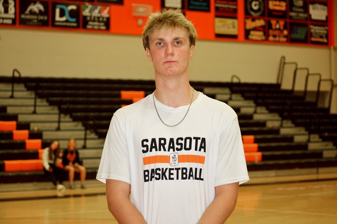 Sarasota High boys basketball junior Daniel Munn.