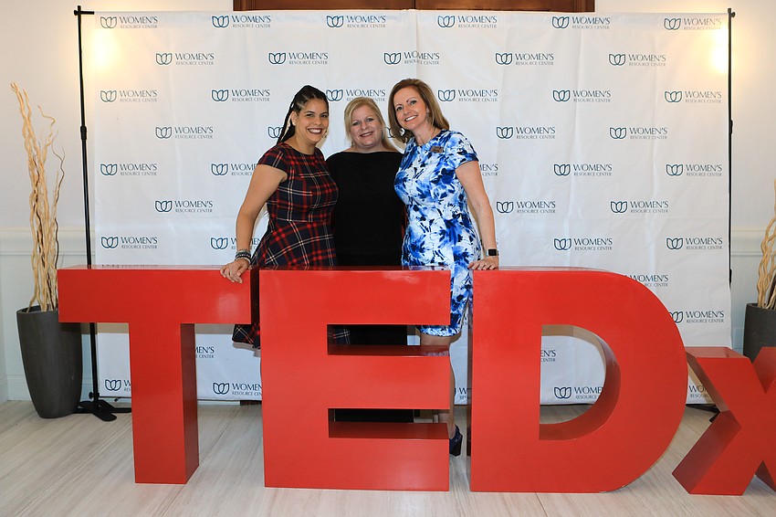 Evelyn Almodovar, Ashley Brown and speaker Robyn Faucy