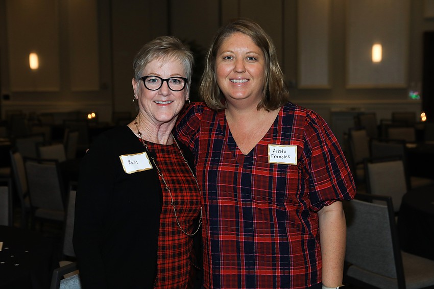 Karen Stewart and Krista Francies