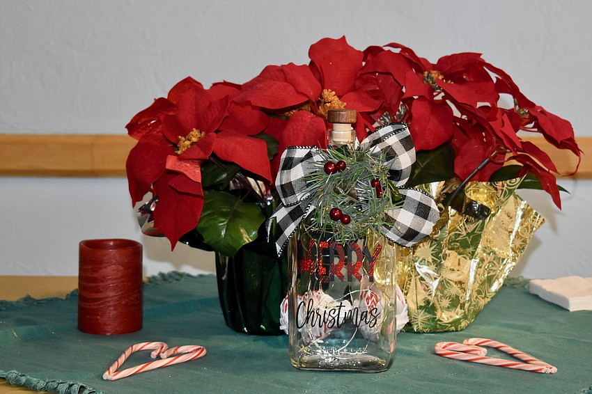 Pick Hall gets decked out for the post-concert reception.