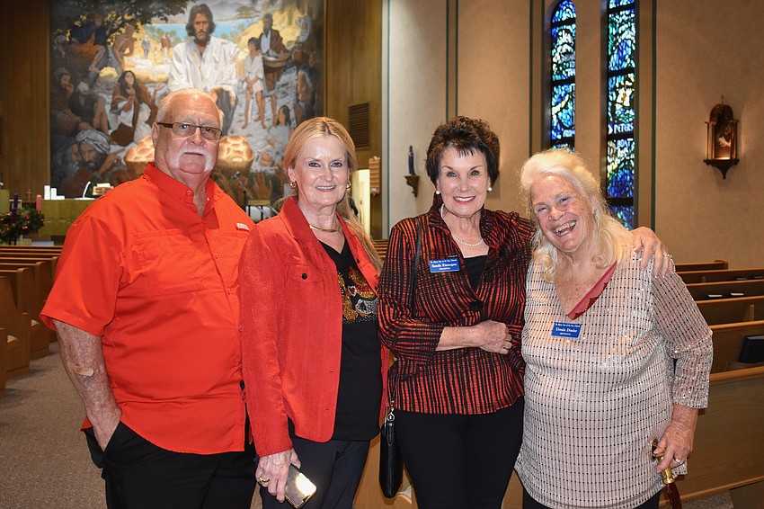 David and Judee Endean, Sandy Finnegan and Ursula Dimler