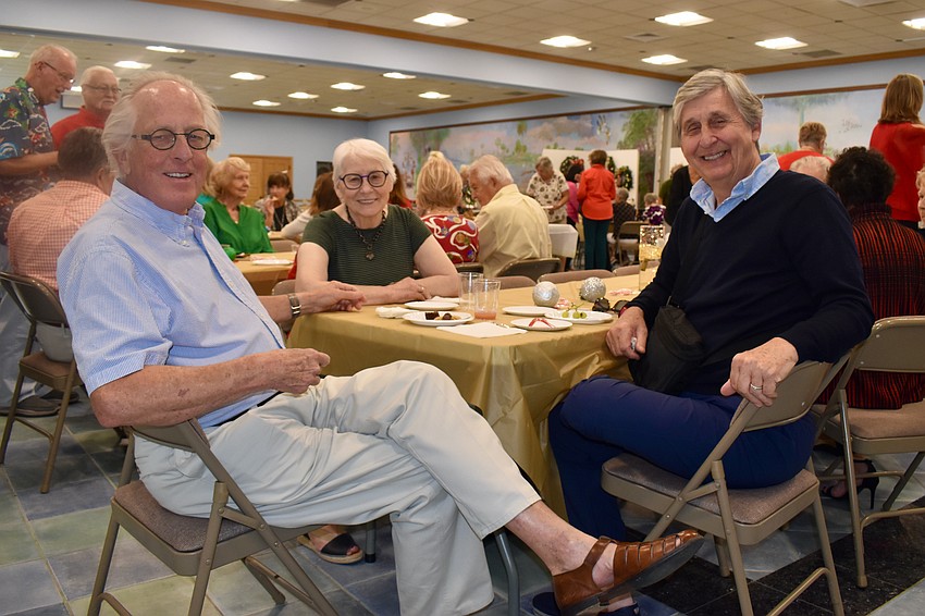 Canadians Douglas Cronk, Gladys Boehler and Michel Fleury