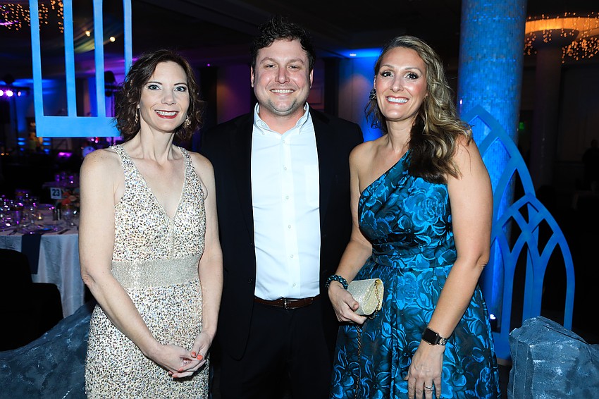 Board chair Michele Miller, Kent Hayes and CEO Kristie Skoglund