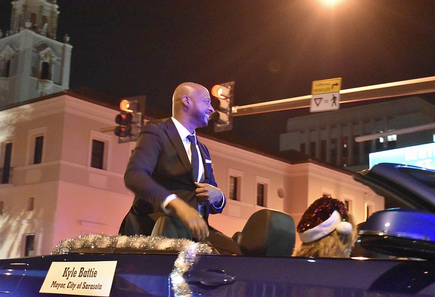 Your Observer Photo City of Sarasota Mayor Kyle Battie smiles at