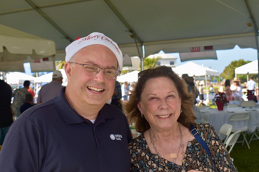 Brad Marner and D'Arcy Arpke. Since selling Euphemia Haye, Arpke now enjoys the Lawn Party as a guest instead of a vendor.