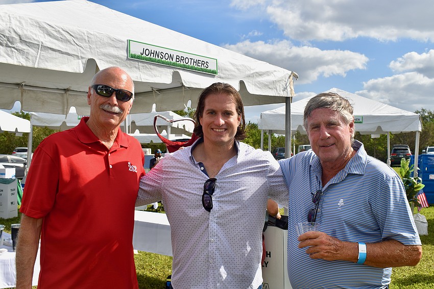 Bob Dods, Dr. James Reed and Andy Sawyer