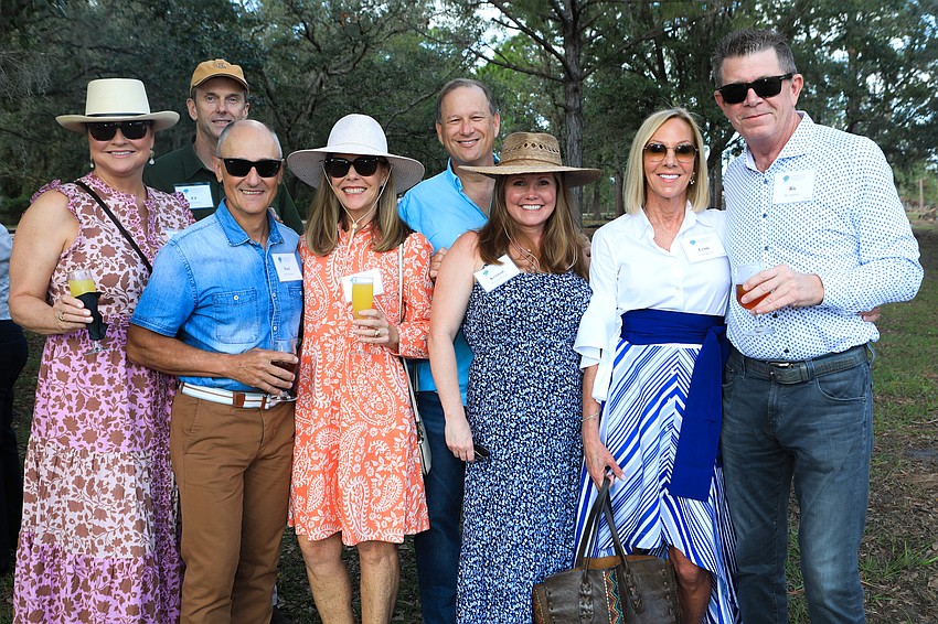 Chris and Ed Lindsay with Raul and Alison Elizalde, Chris Schaeffer, Kristan Hamill, Lynn Morris and Rick Smalley