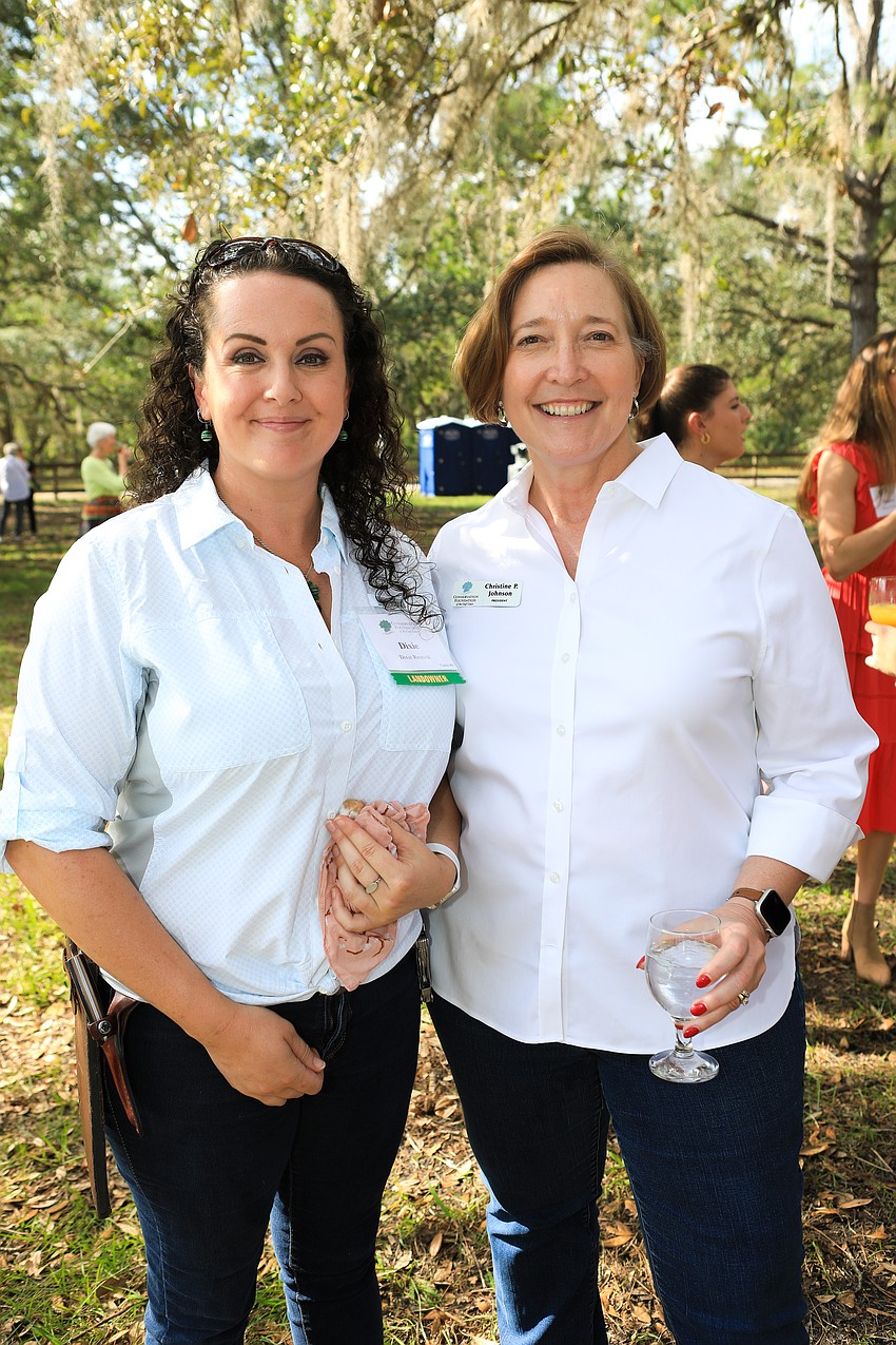 Dixie Resnick and president Christine Johnson