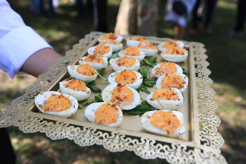 Plenty of light bites were served.