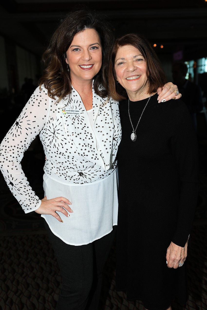 Kameron Hodgens and president and CEO Helene Lotman