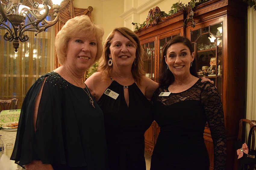 Sarasota's Kathy Collums, Lakewood Ranch's Amy Gorman and Sarasota's Brenda Kleiber work to develop lifelong relationships for Sisterhood for Good.