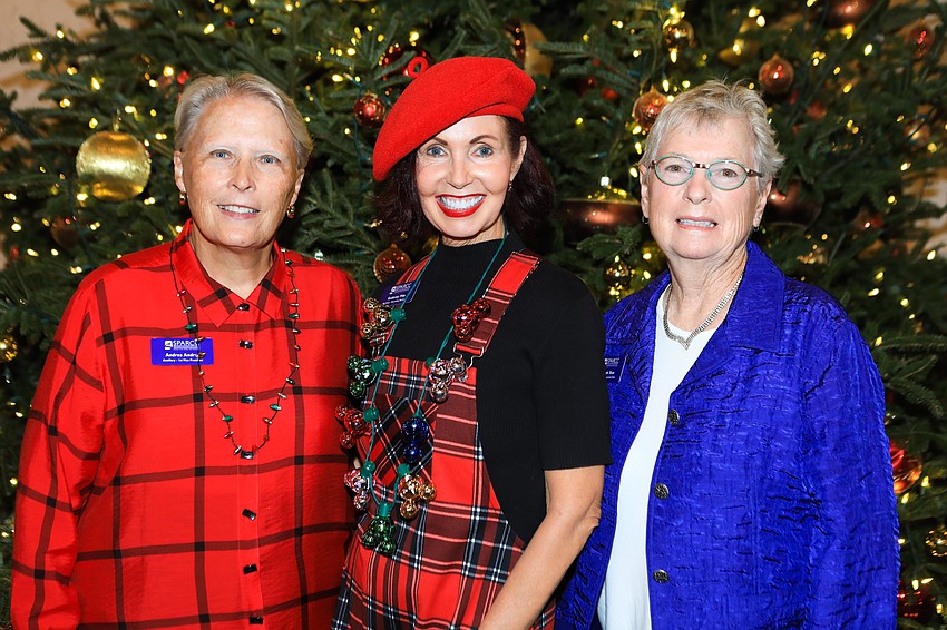 Co-chair Andrea Andrus, Katherine Pike and co-chair Maggie Shaw