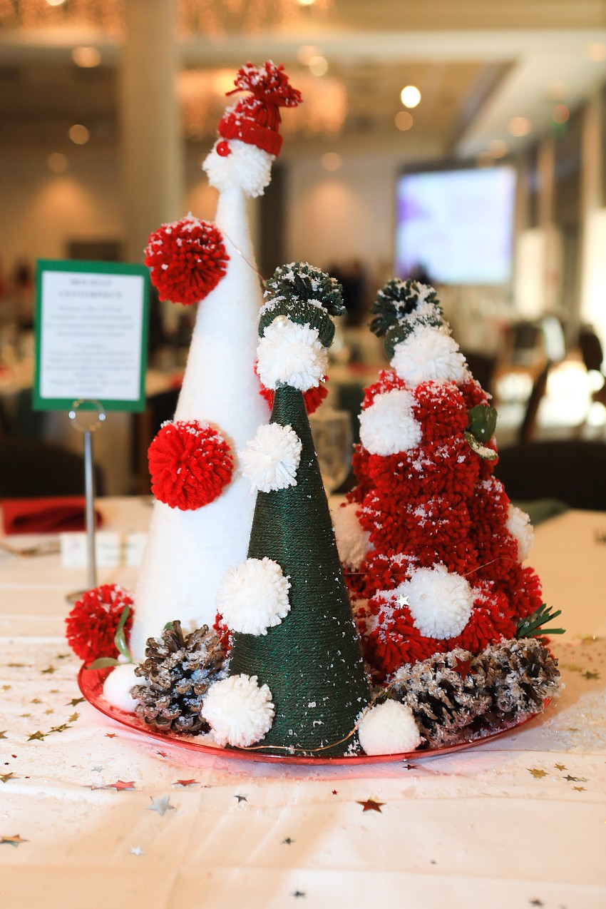 The luncheon had a festive theme.