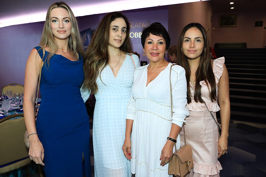 Jalina Beck, Cintya Zamora, Glenda Dimino and Francis Zamora