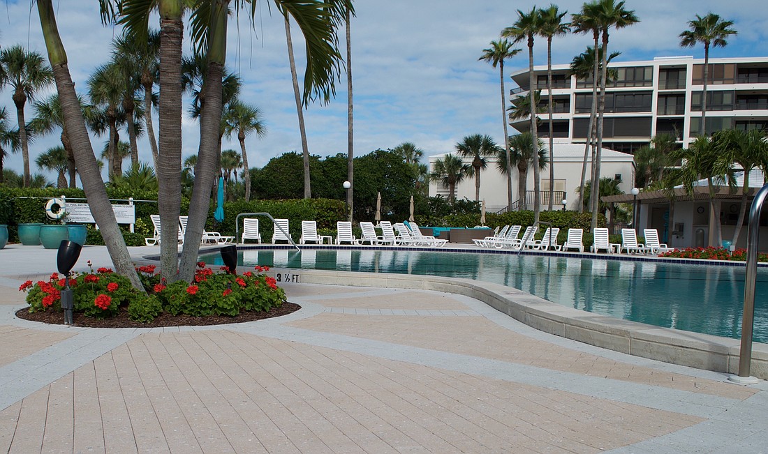 Sanctuary was built in 1991 at 545 Sanctuary Drive within the gates of the Longboat Key Club.