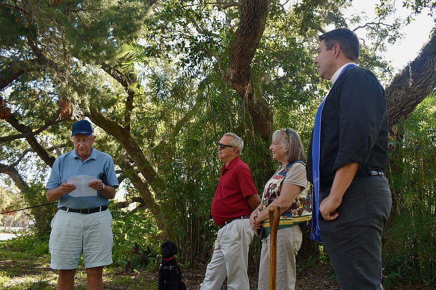 Rev. Fred Emrich reads Robert Frost's 