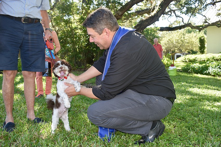 Rev. David Marshall says, “Puppies get even faster blessings.