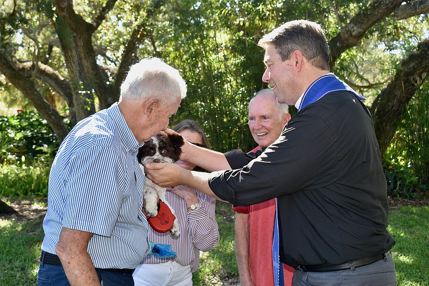 Ed Ortiz, Paco, Jerry Bowles and Rev. David Marshall