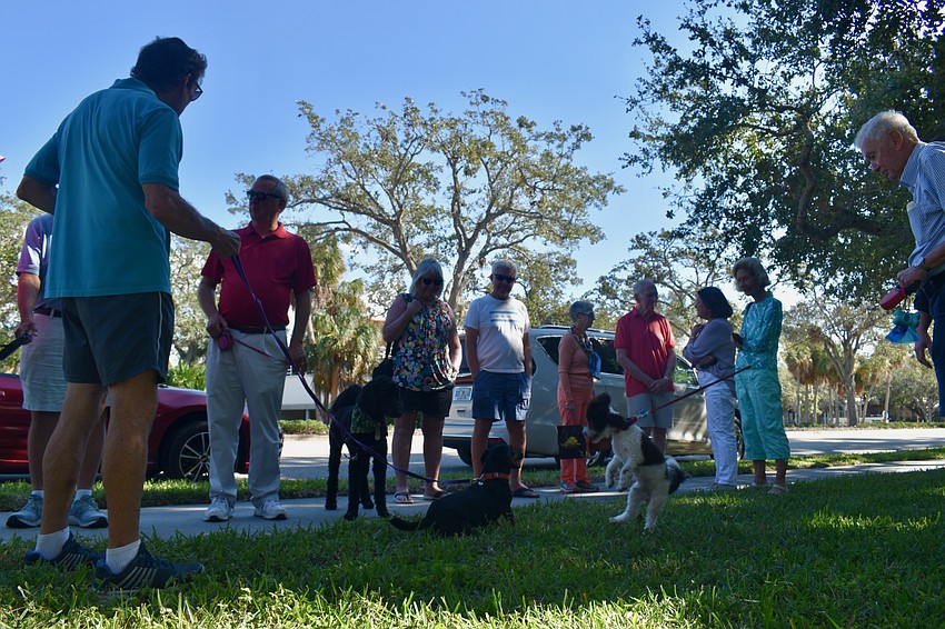 The pet blessing and memorial garden are near the sidewalk to welcome the public as well as parishioners.