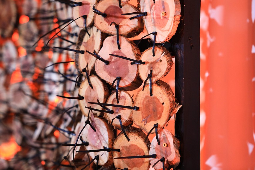 The night had plenty of environmental decor for guests to enjoy.