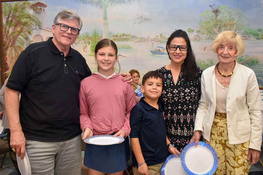 Alex, Asli, Jorge and Adriana Hoggard with Maria Georgiev