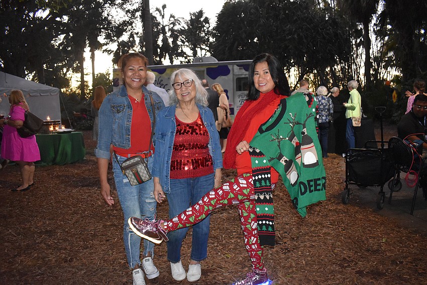 Gloria Kyllonen, Floresita Deleon and Maria Dull.