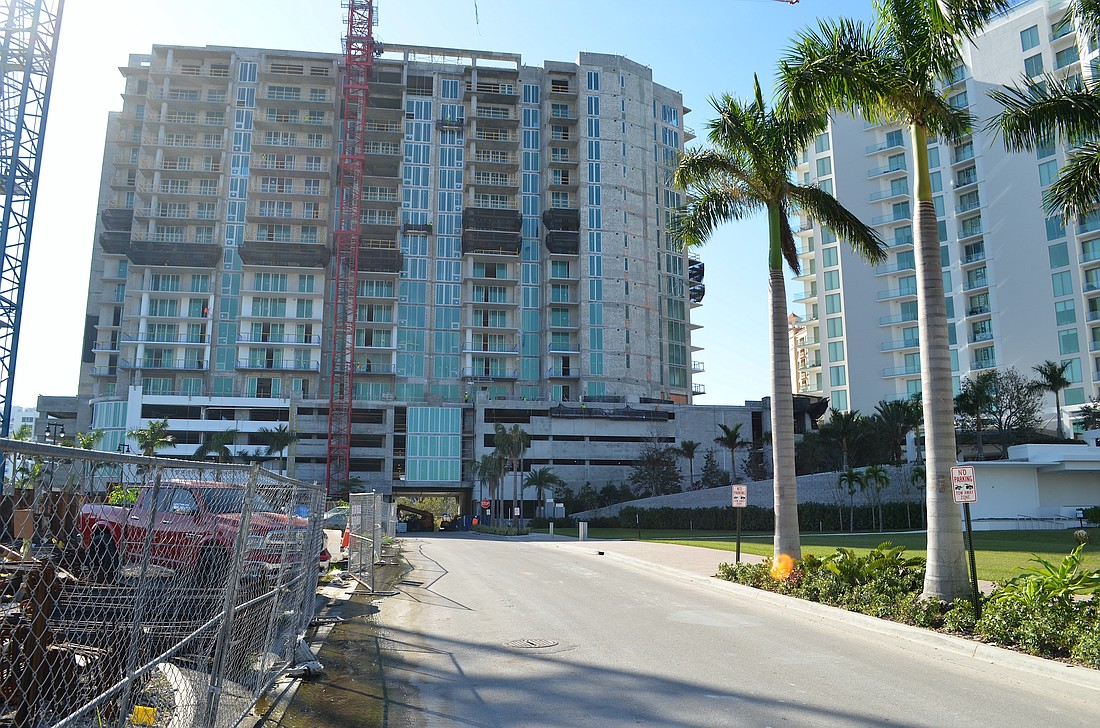 A 21-year-old man fell from the 18th floor to the fifth floor at the Bayso construction site in The Quay. He later died at Sarasota Memorial Hospital.