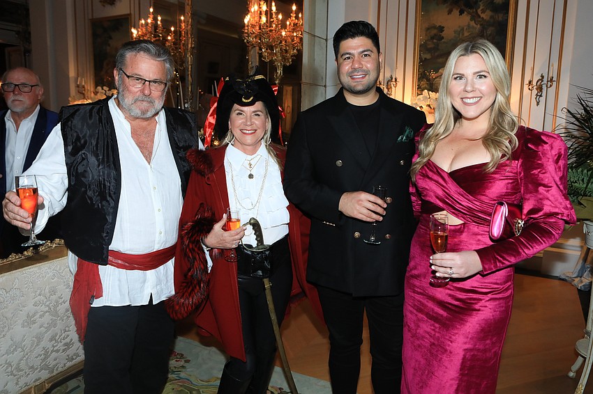 Richard and Tammy Karp with Shak Teymuri and Taylor Karp Teymuri