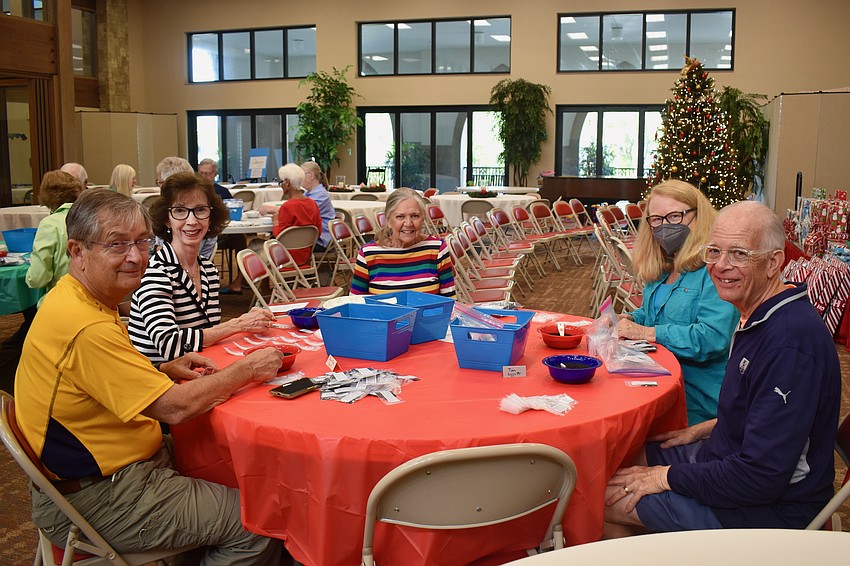 John and Missie Kaull, Carol Cornwell, Barbara and Tim Lissett