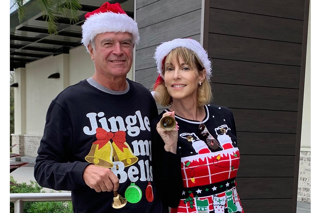 Lakewood Ranch's Mark and Jane Imperiale have assembled a group of more than 50 bell ringers for the Salvation Army.