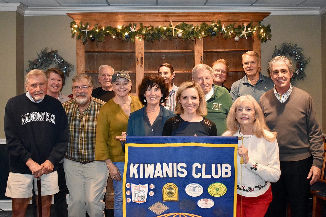 The Kiwanis Club of Longboat Key meets for their montly meeting to discuss the Dec. 3 Lawn Party by the Bay.