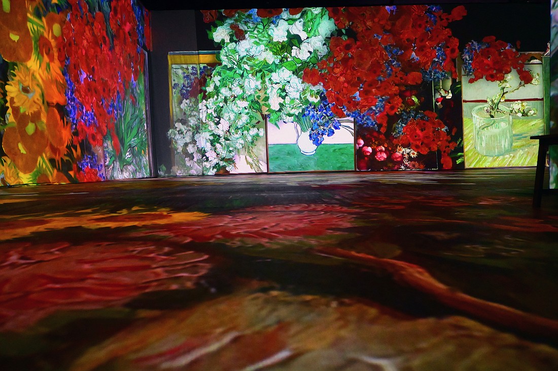 The Van Gogh immersive exhibit was extended twice and ended in August instead of the original plan to end in April.