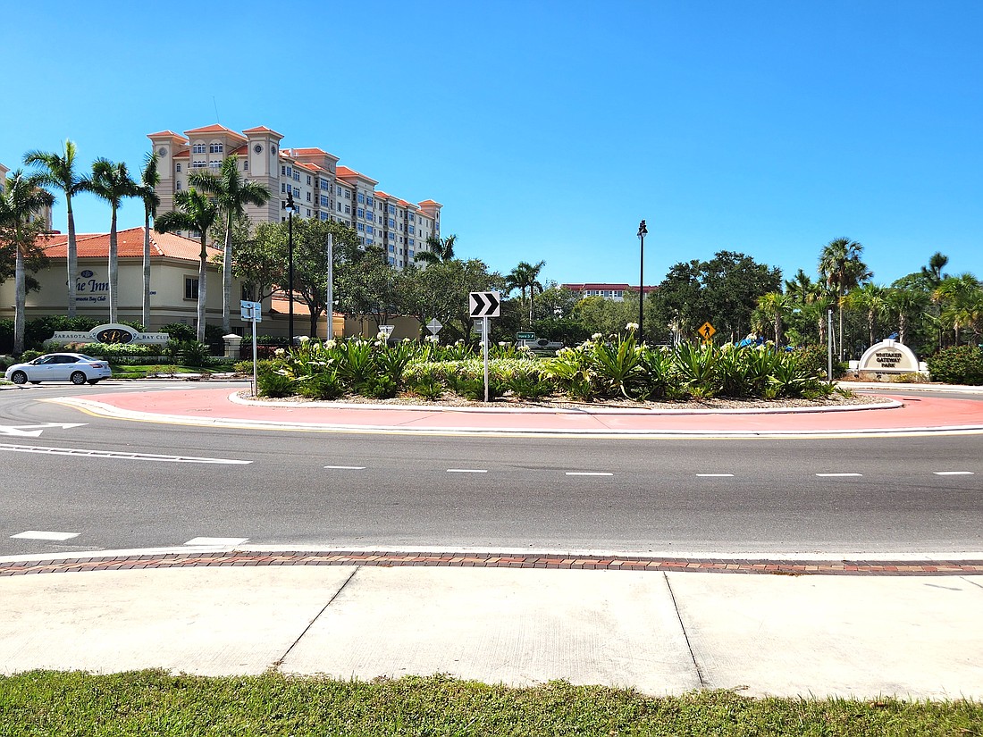 The roundabout at 14th Street and U.S. 41 is among the network of roundabouts along Tamiami Trail planned by the Sarasota/Manatee Metropolitan Planning Organization through Sarasota.