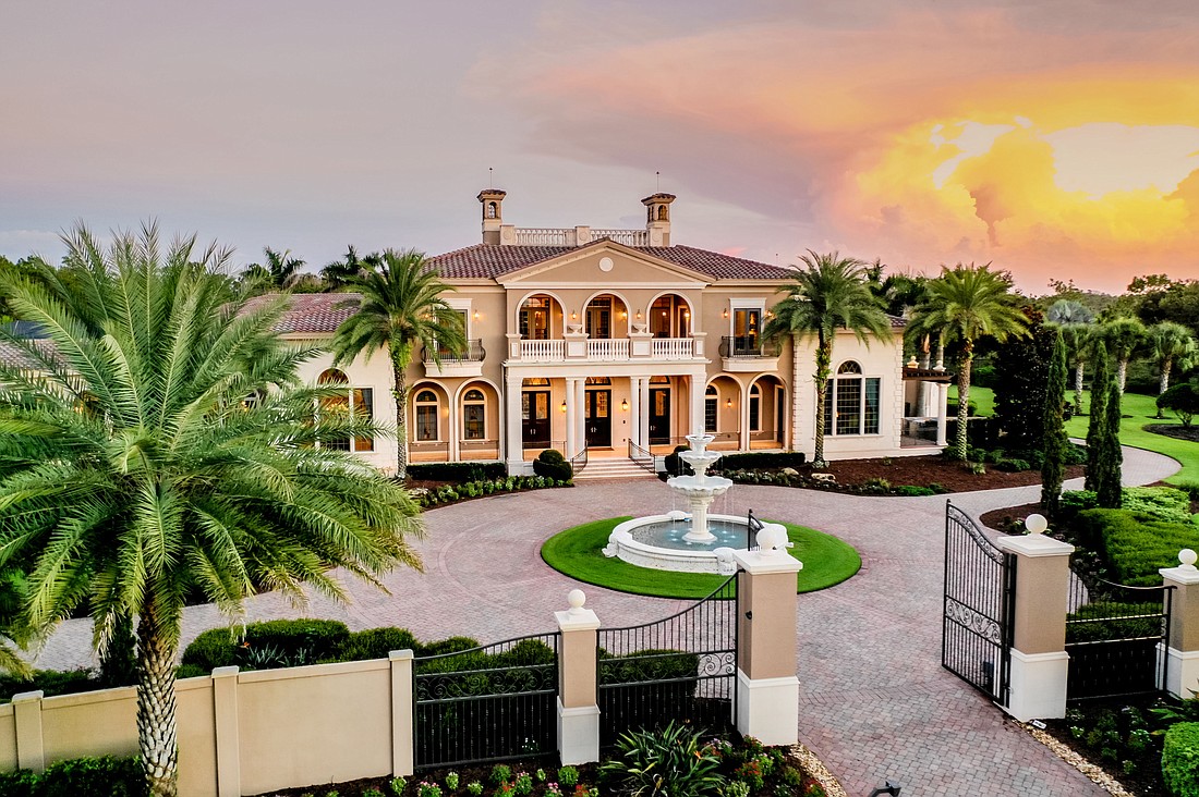 This home at 8499 Lindrick Lane in the Concession is the Lakewood Ranch area's top sale of 2022 at $7.98 million.