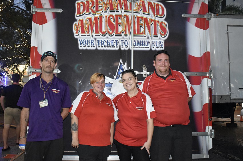 Christopher Marville, Kelly Jo Hoskins, Chelsea Guy, Michael Fox are part of the Dreamland Amusements.
