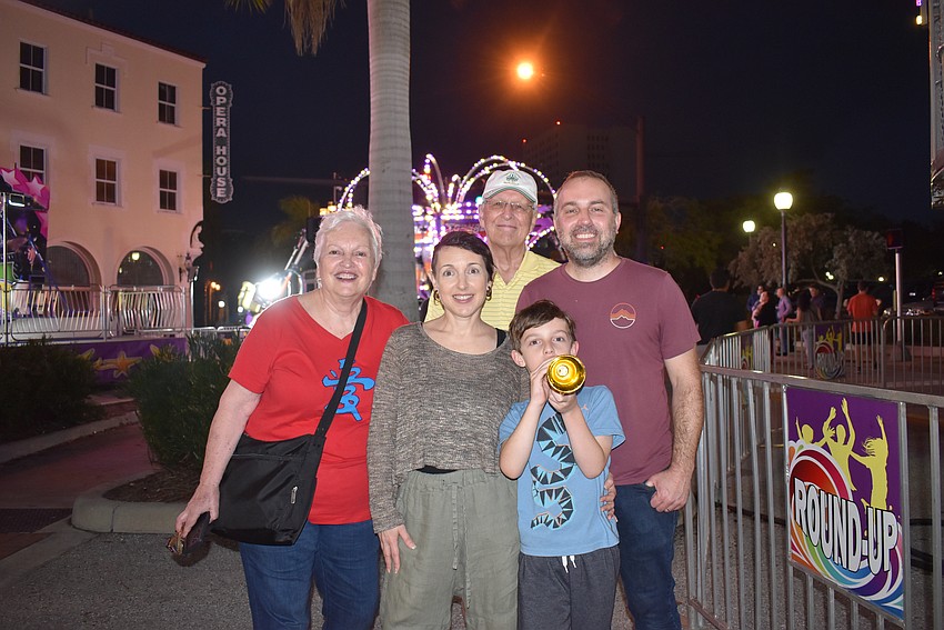 Barbara Young, Alexis Vasilos, Bob Gifford, Lucas and Brian Buta.