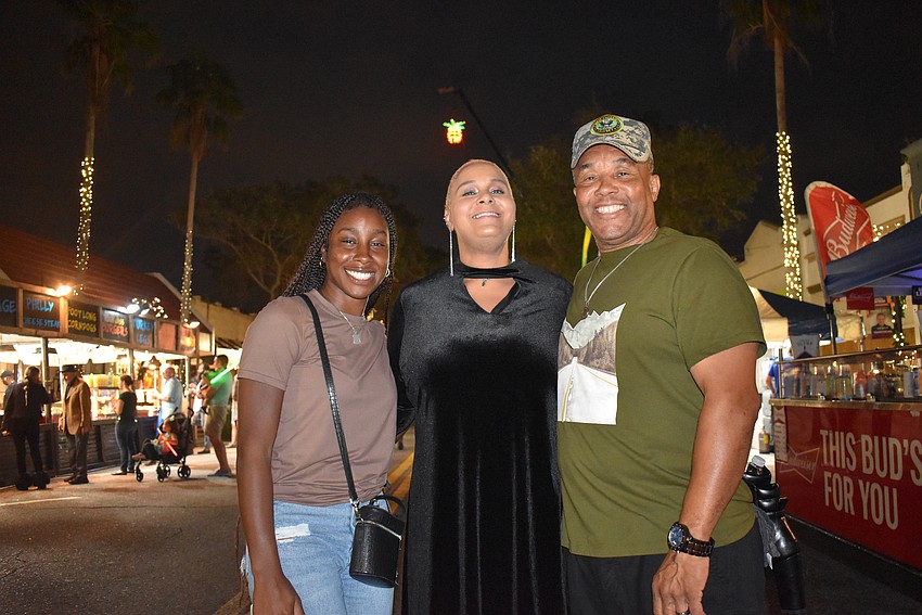 Sonalis, Chef Mojo and Kahlil Muhammad.