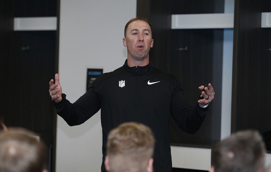 Windermere Prep strength and conditioning coach Micah Kurtz spoke to international coaches about how to properly create a unified training program. Courtesy photo.