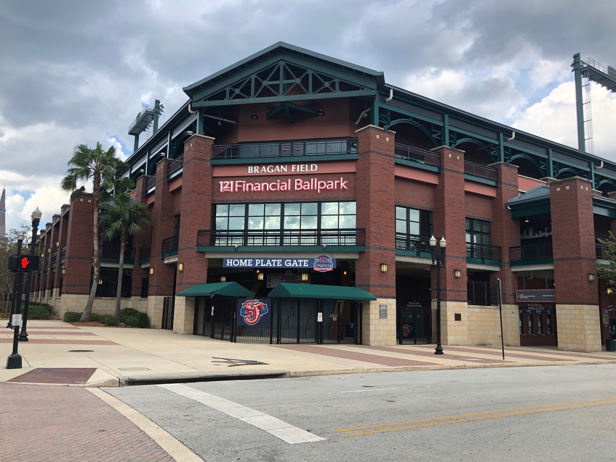 In 2020, 121 Financial Credit Union entered into an agreement with the Jacksonville Jumbo Shrimp for the naming rights to 121 Financial Ballpark in the Downtown Sports Complex.