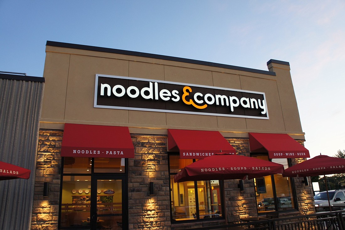 Noodles & Company, a national chain of noodle-themed restaurants, is expanding to the West Coast of Florida with dozens of locations in a few years. (Courtesy photo)