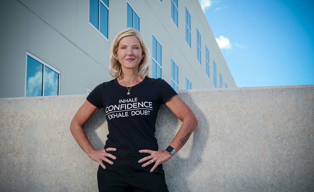 Aurora, Illinois Police Chief Kristen Ziman, who retired and moved to Naples last year, has written a book, â€œReimaging Blue: Thoughts on Life, Leadership and a New Way Forward in Policing.â€ (Photo by Reagan Rule)