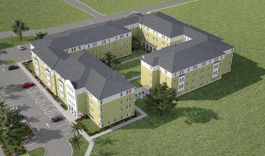 A partnership between a real estate developer and a local church is leading to the construction of 140 affordable housing units for seniors. (Courtesy photo)