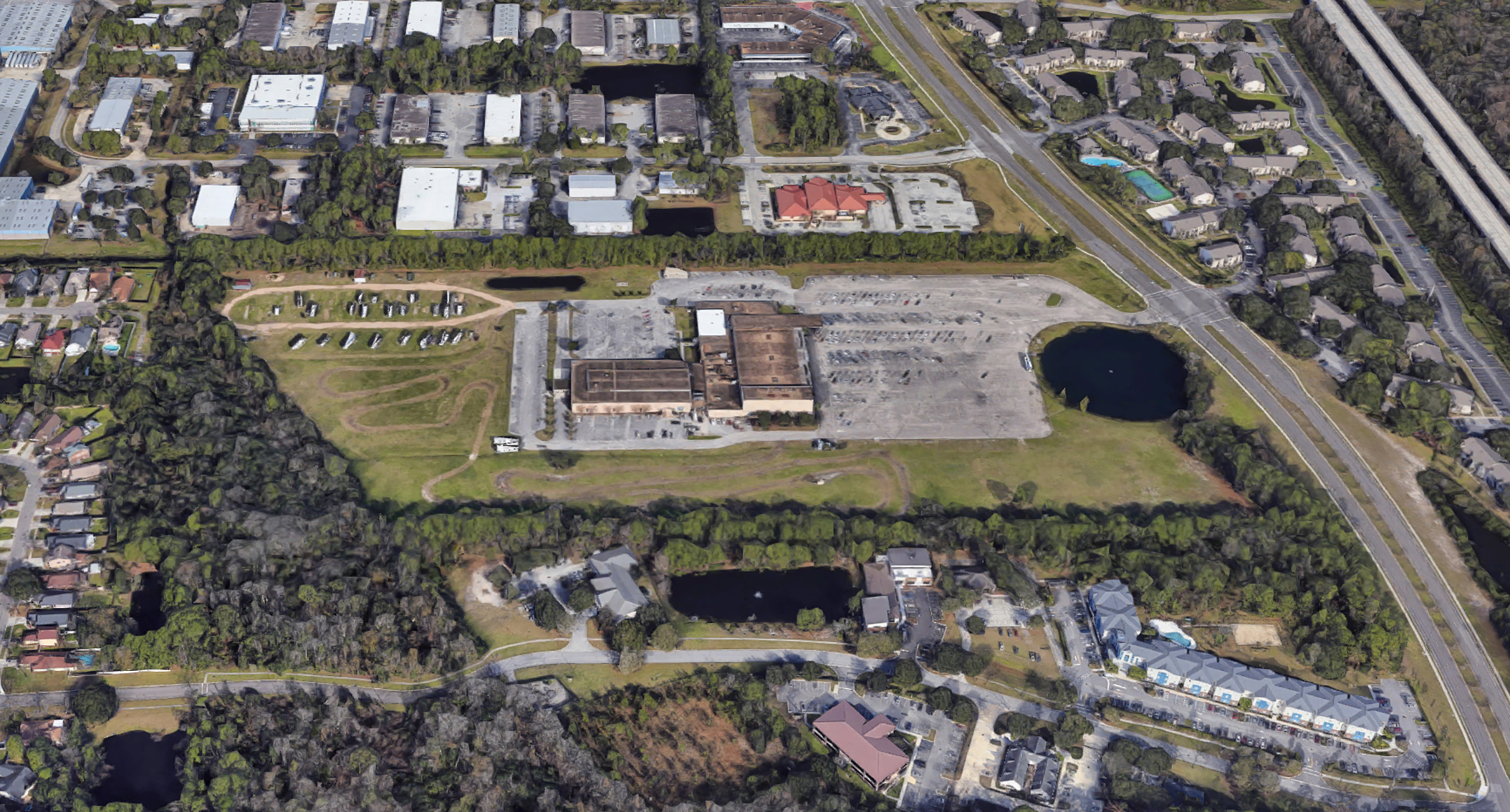 The property comprises 37 acres at 3800 St. Johns Bluff Road S. (Google)