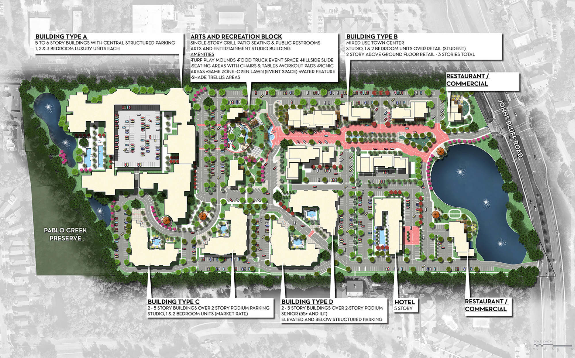 The Klotz Group of Companies and KBR Group announced in October 2021 that they would raze the 100,000-square-foot building to make way for The Village at Town Center.