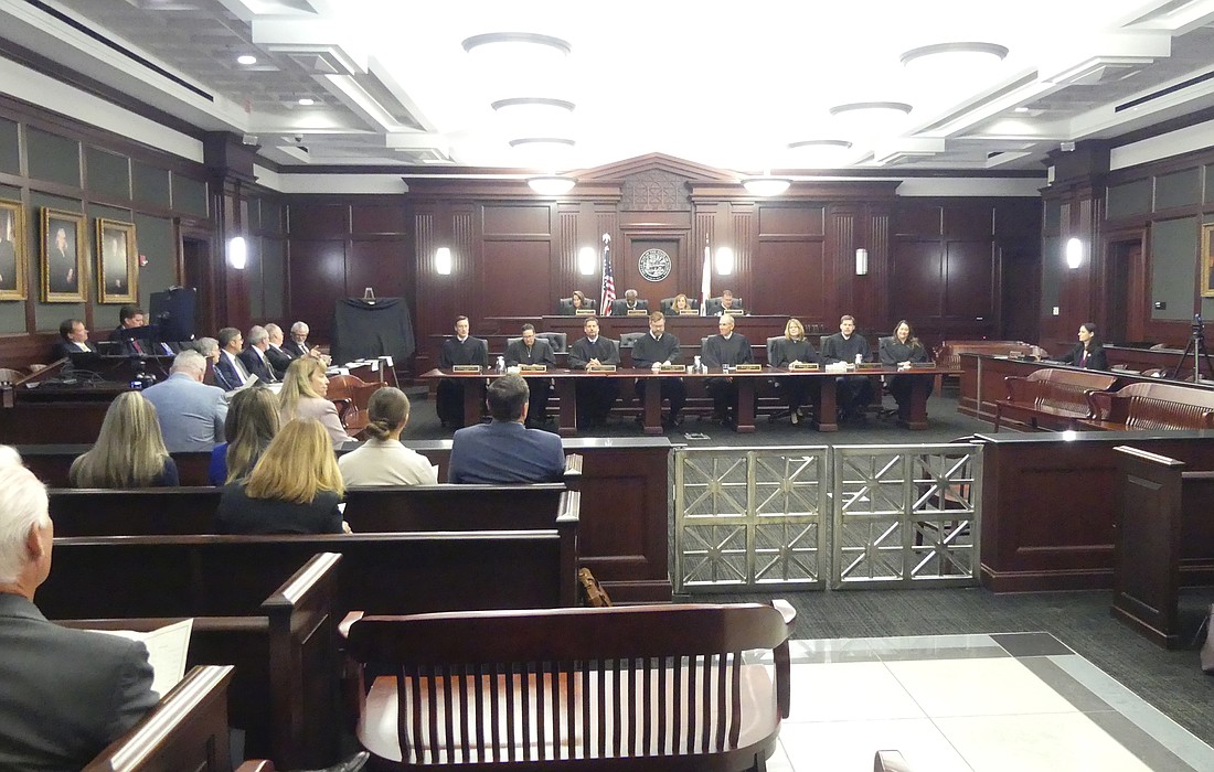The 1st District Court of Appeal convened its final ceremonial session in Jacksonville on Nov. 2. After Jan. 1, cases on appeal from the 4th Judicial Circuit will be heard by the 5th DCA.