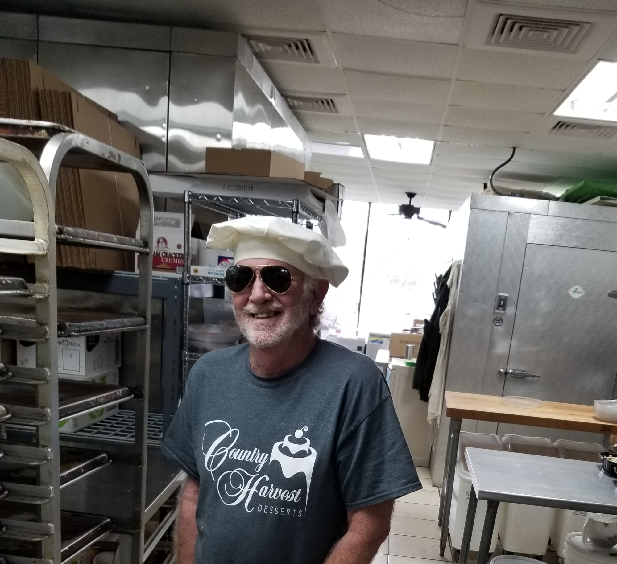 Country Harvest Desserts owner Jonathan Eddy said delivery driver Thomas Cody “is appreciated not only for his driving (apparently never needing directions), but also for bringing a positive vibe to the kitchens where he delivers.