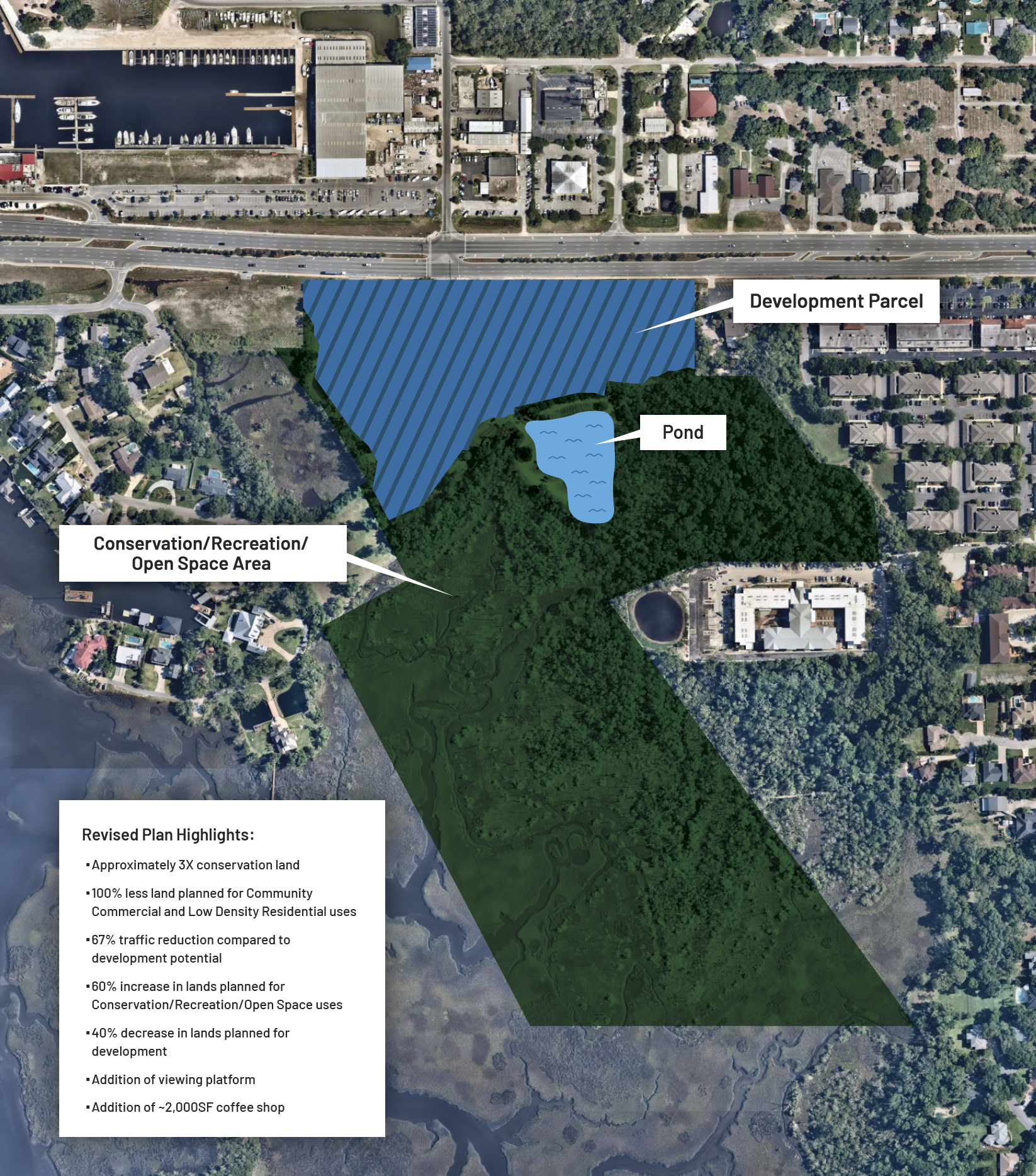 The Trevato project comprises 53.8 acres, but only 10.9 acres will be developed.