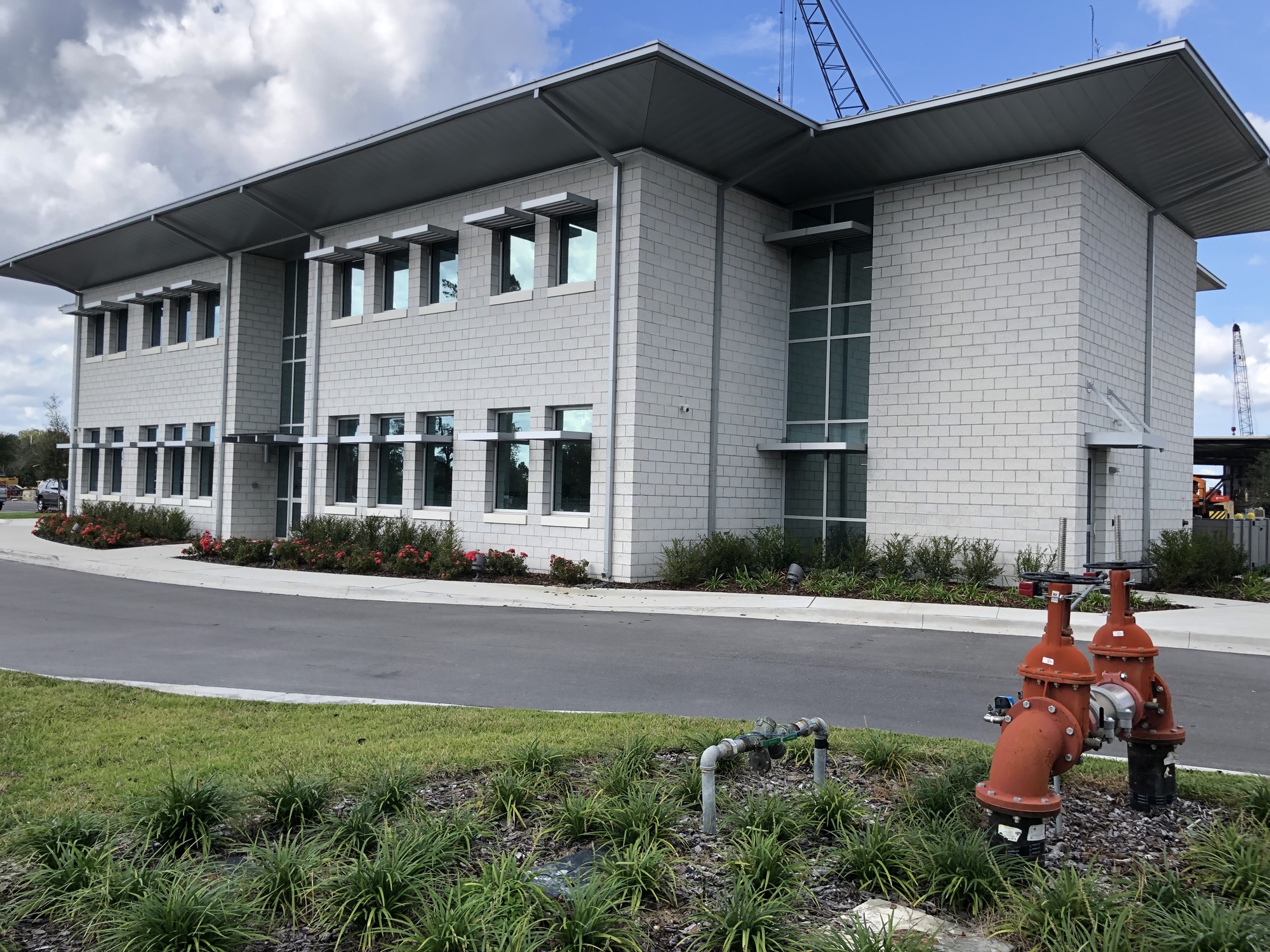 The new Mobro Marine office building in Green Cove Springs more than doubles the amount of space of the old building.