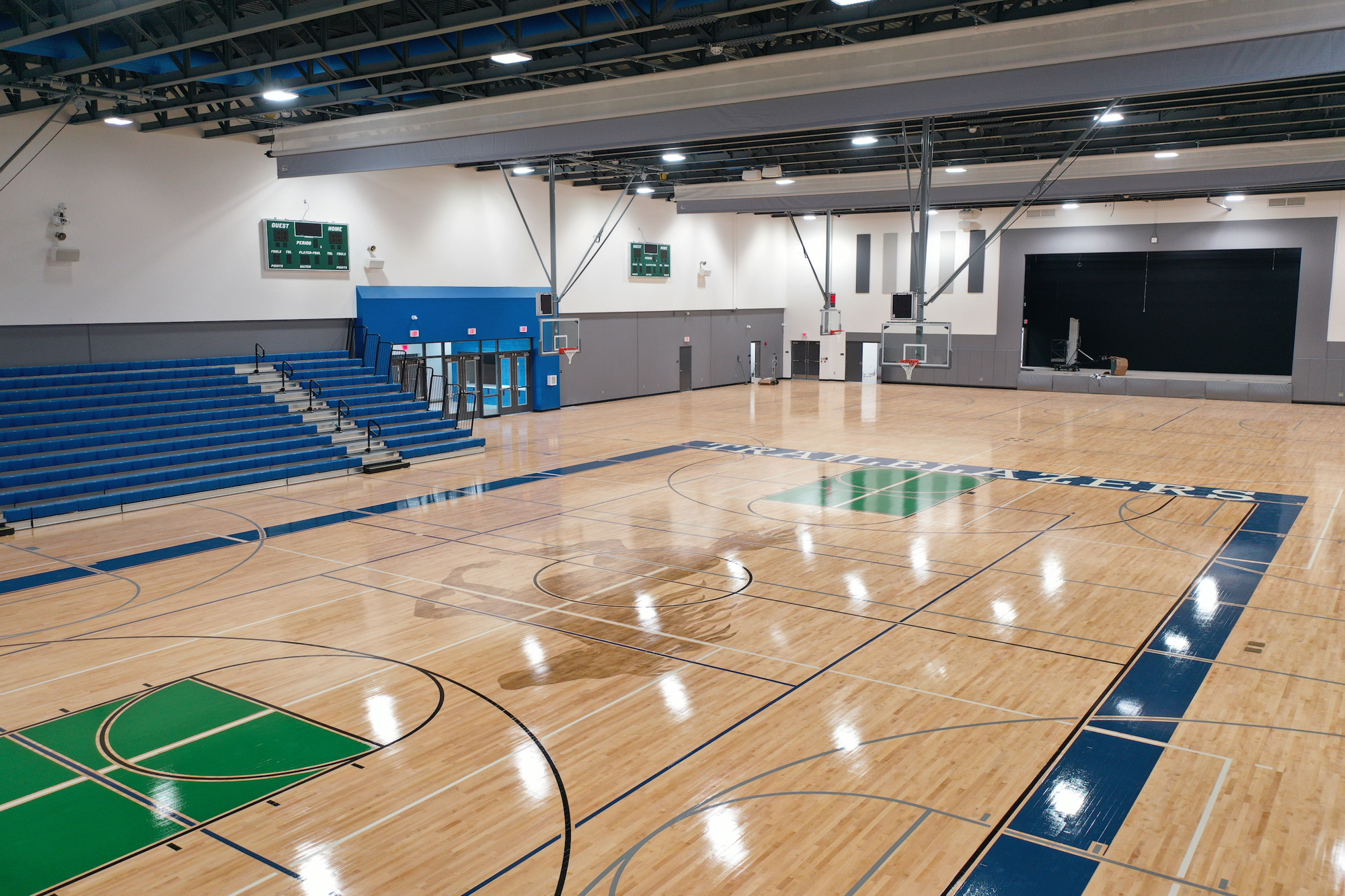 Babcock High School's spacious fieldhouse doubles as a performing arts venue and can also be used as an emergency shelter capable of withstanding a Category 5 hurricane. (Courtesy photo)